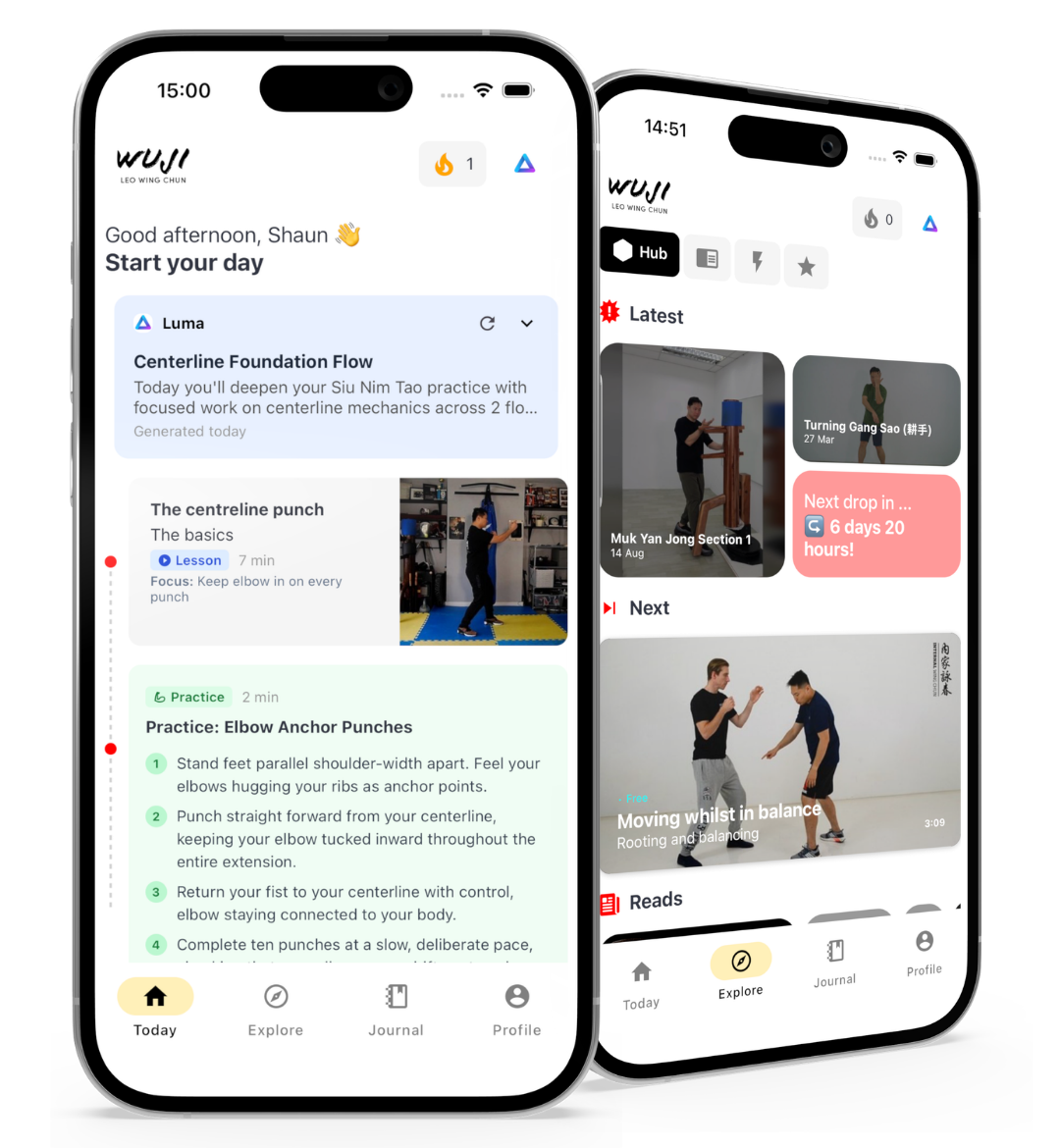 Wuji Wing Chun training app
